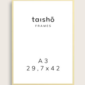 Gul ramme - A3 Størrelse A3 | Taishō