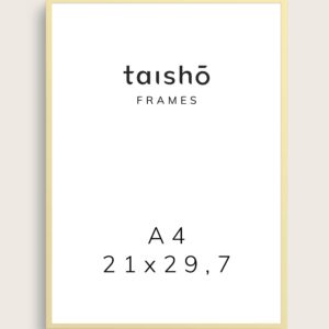 Gul ramme - A4 Størrelse A4 | Taishō