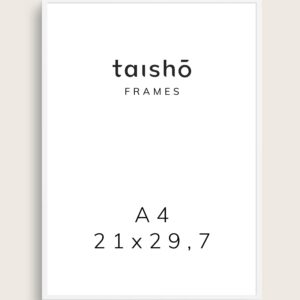 Hvid ramme - A4 | Taishō