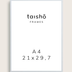 Gråblå ramme - A4 Størrelse A4 | Taishō